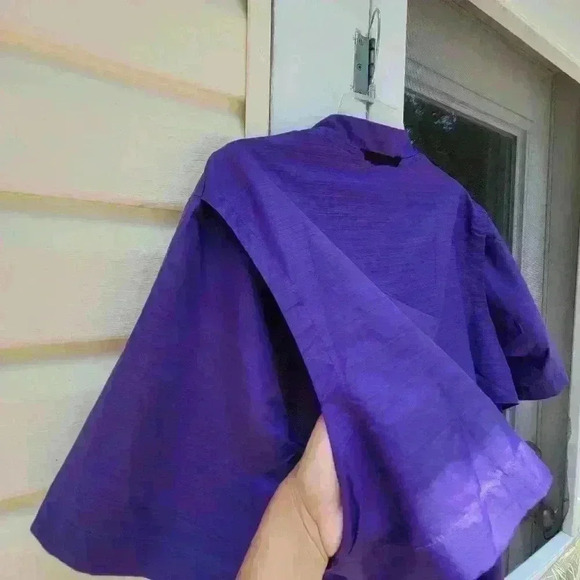 Nike FLETCHER Sideline Lockdown Half-Zip Jacket,LARGE Purple,Pockets Windbreaker - Picture 17 of 17